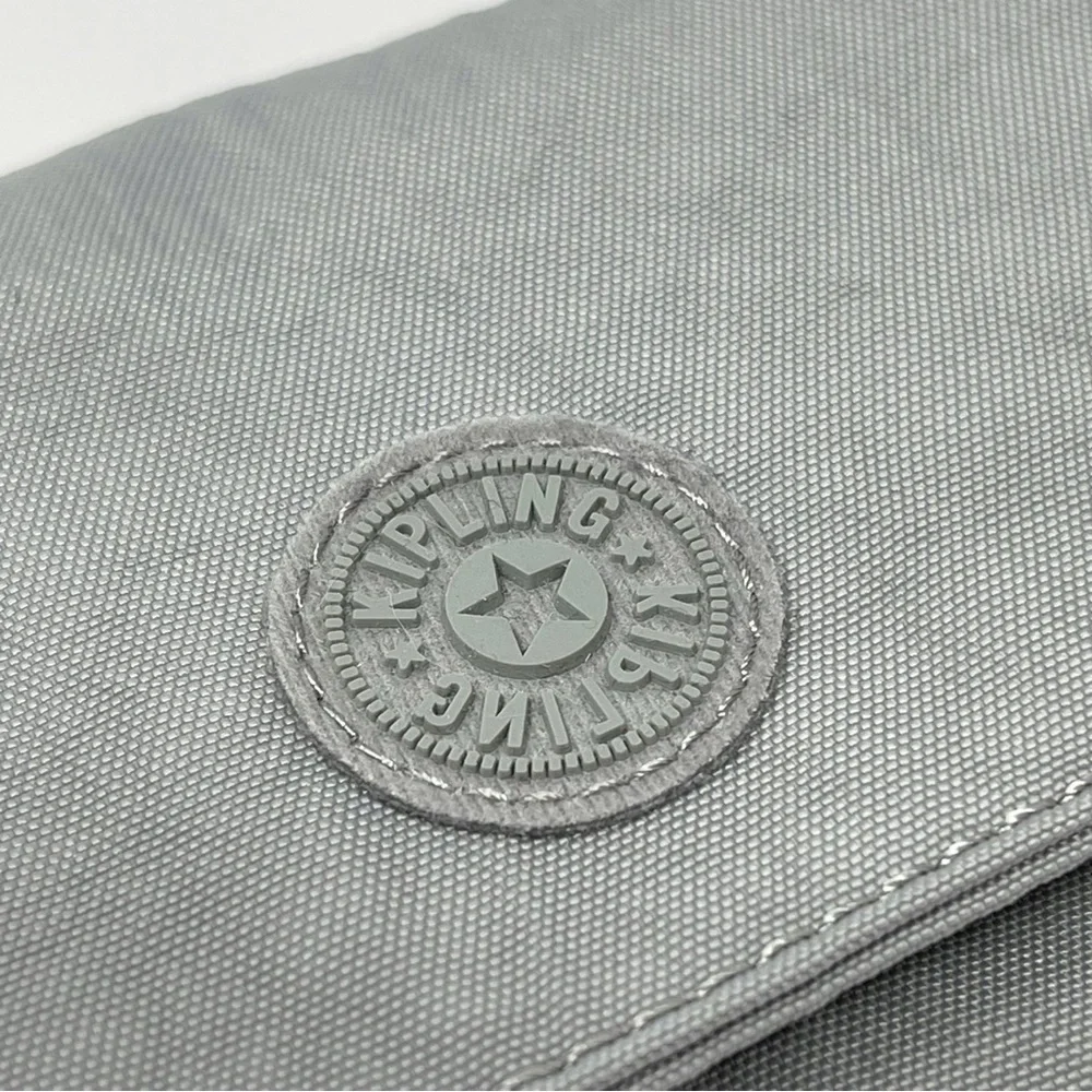 Kipling Wallet Accordion Style Snap Button Closure AC7227 Lime Stone 7.5”x3.7” - Picture 5 of 12